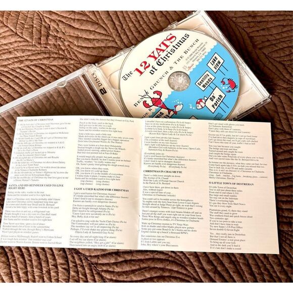 BENJIE RECORDS - "The 12 Yats of Christmas" by Benny Grunch & The Bunch, 2-Discs - Picture 4 of 4